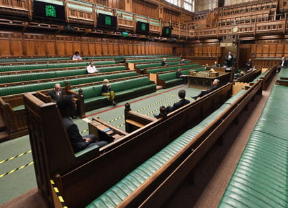 House of House of Commons in session